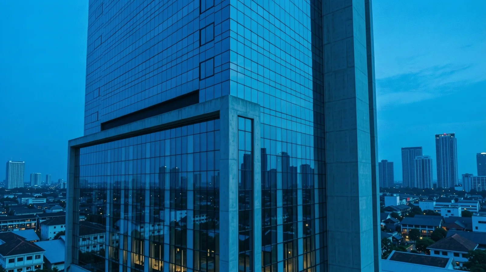 Architectural structure of modern Jakarta