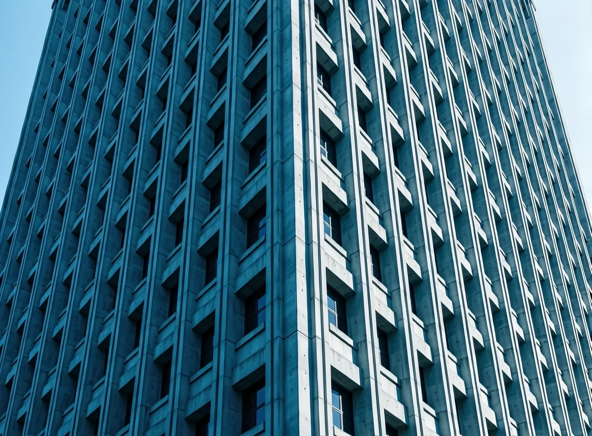 Geometric architecture of modern Jakarta